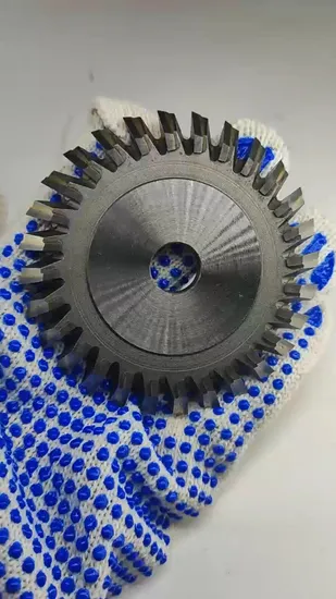 80*6*12.7mm 28t 40° Carbide Tipped Key Milling Cutters for Key Duplication Machine
